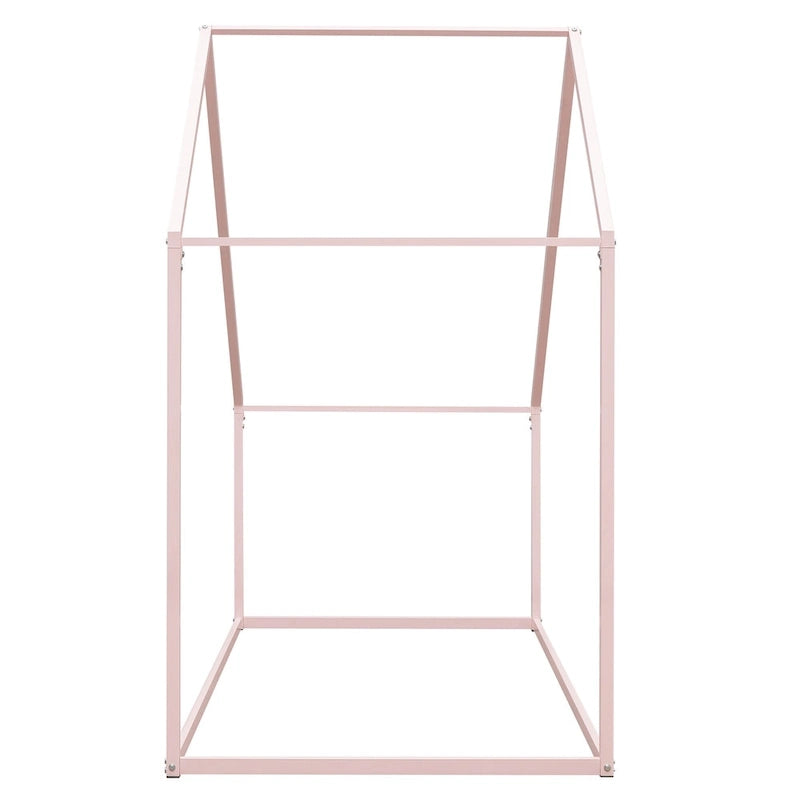 Lit cabane en métal pour enfant de taille double