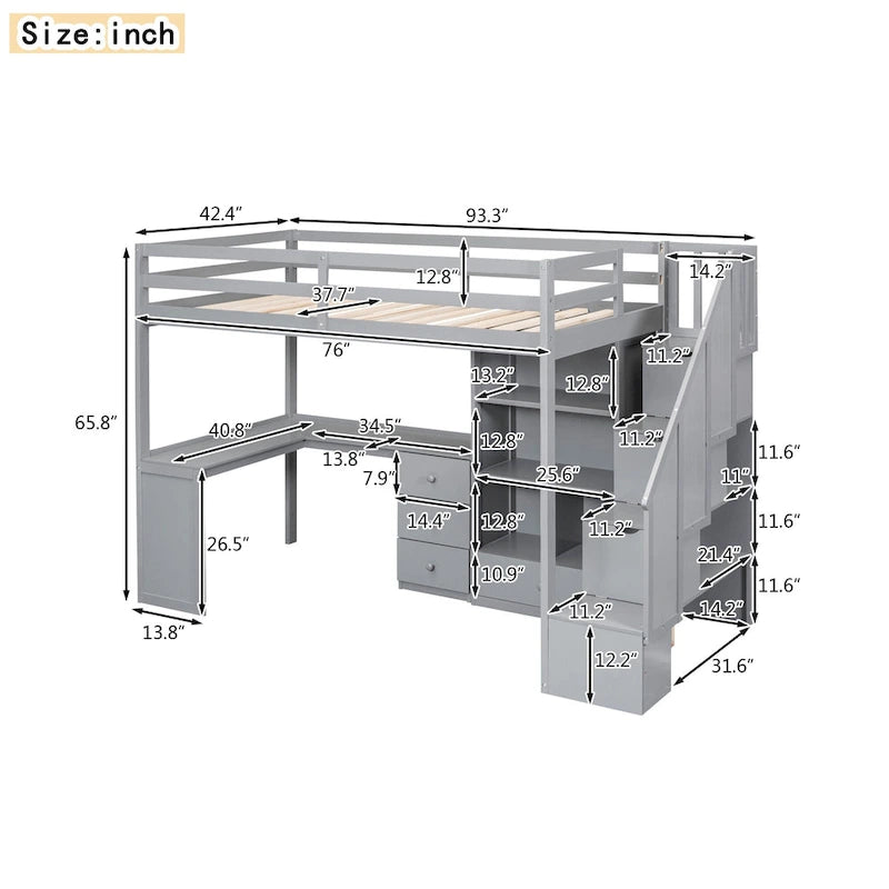 Lit mezzanine simple
