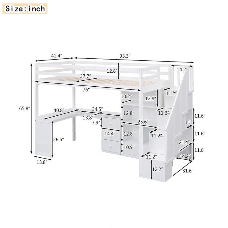 Lit mezzanine simple