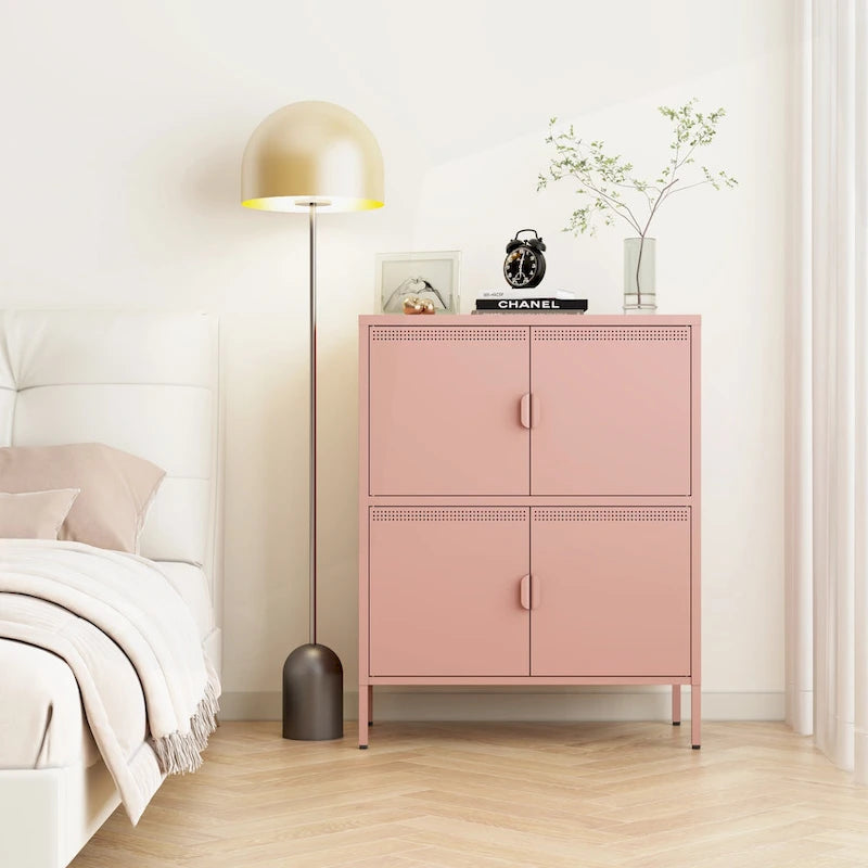 Armoire de rangement métallique multifonctionnelle
