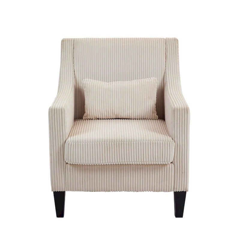 Fauteuil beige de style moderne