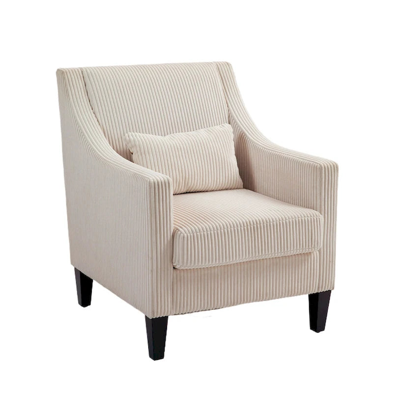 Fauteuil beige de style moderne