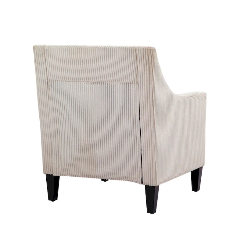 Fauteuil beige de style moderne