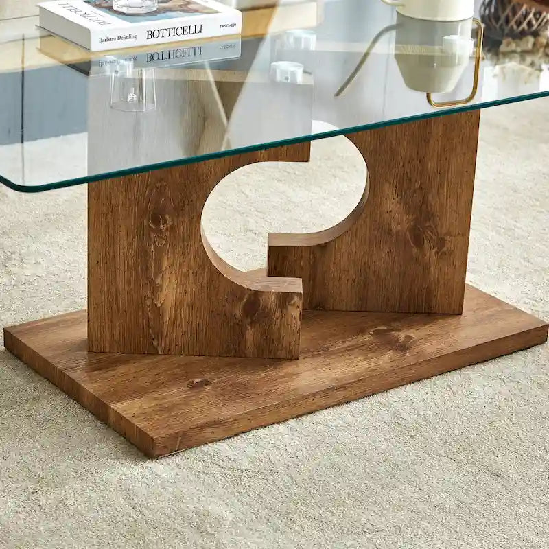 Table basse rectangulaire moderne