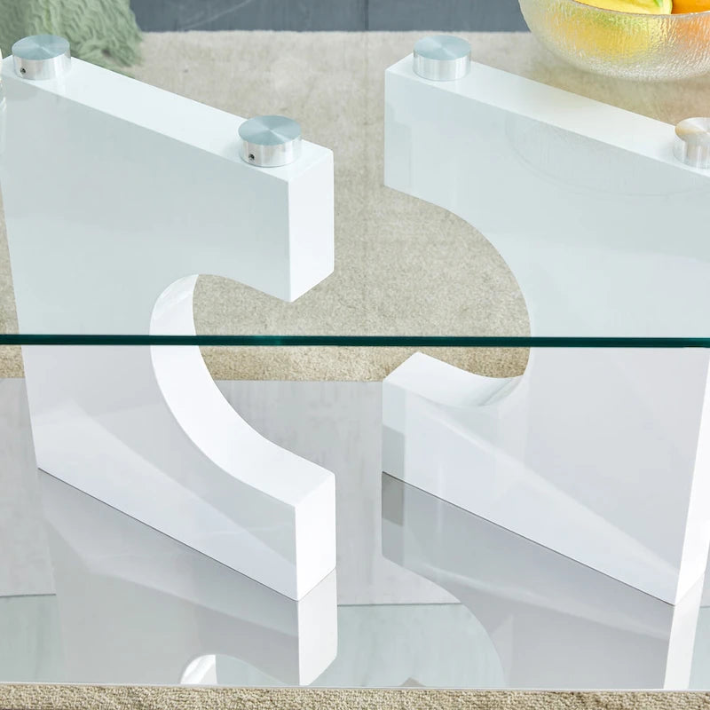 Table basse rectangulaire moderne