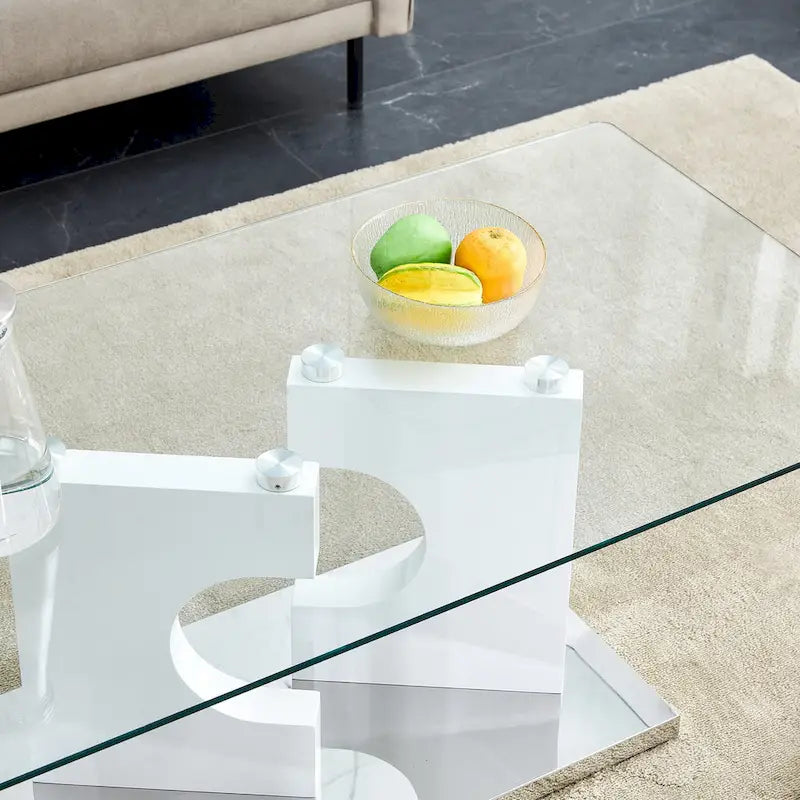 Table basse rectangulaire moderne