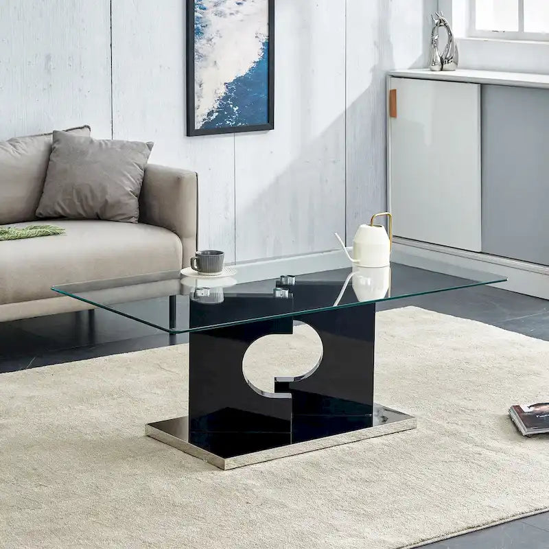 Table basse rectangulaire moderne
