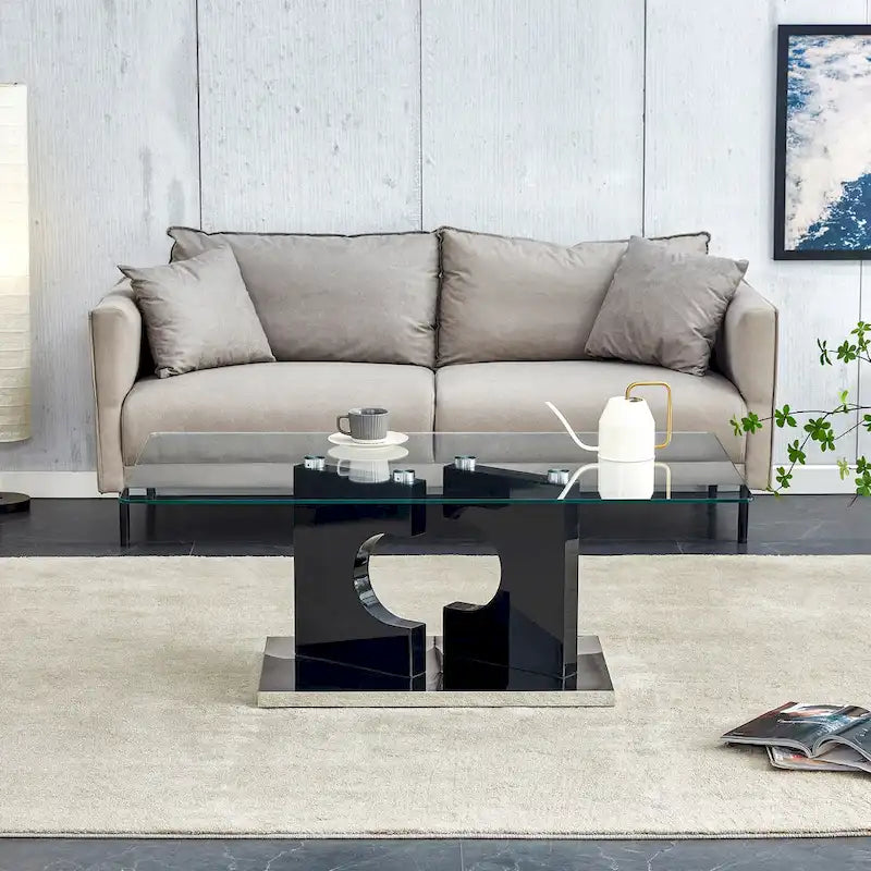 Table basse rectangulaire moderne