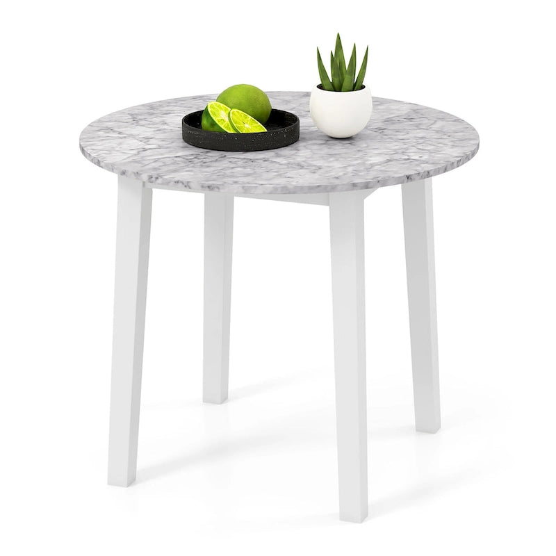 Table de salle à manger de cuisine, table à manger ronde