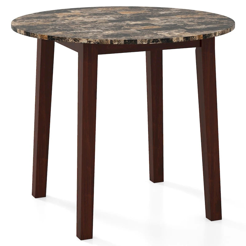 Table de salle à manger de cuisine, table à manger ronde