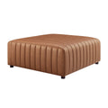 Pouffe carré en similicuir