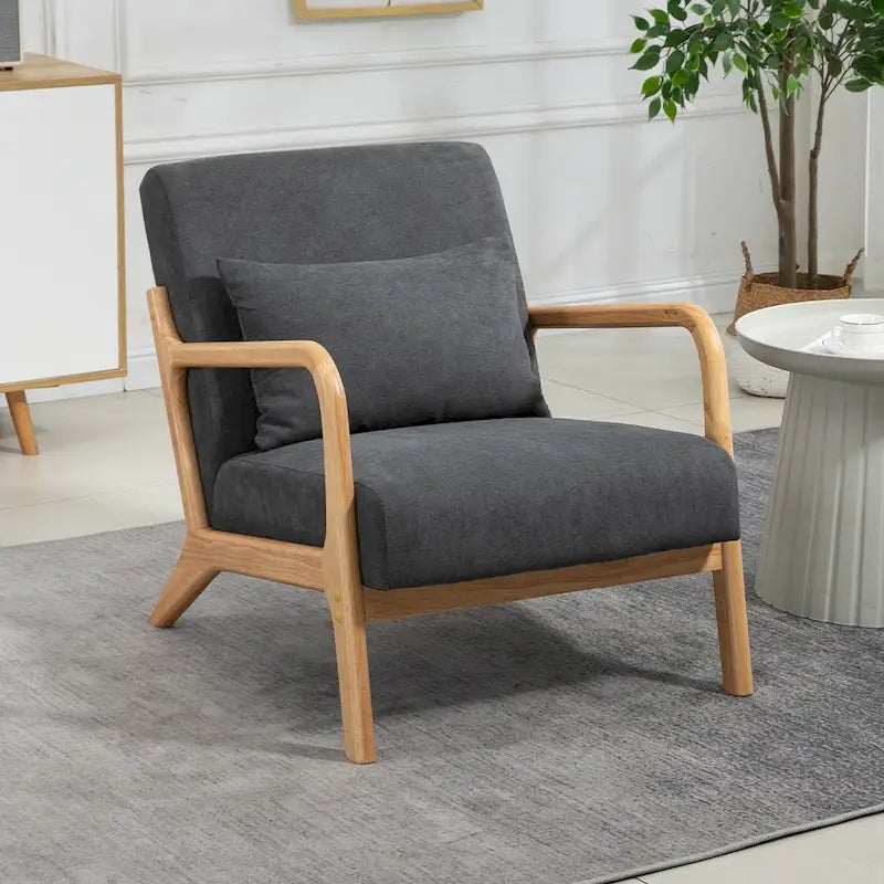 Medieval armchair upholstered in velvet
