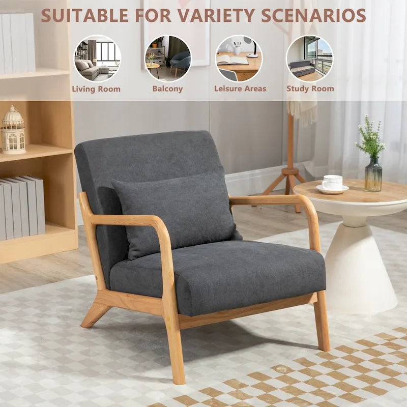 Medieval armchair upholstered in velvet
