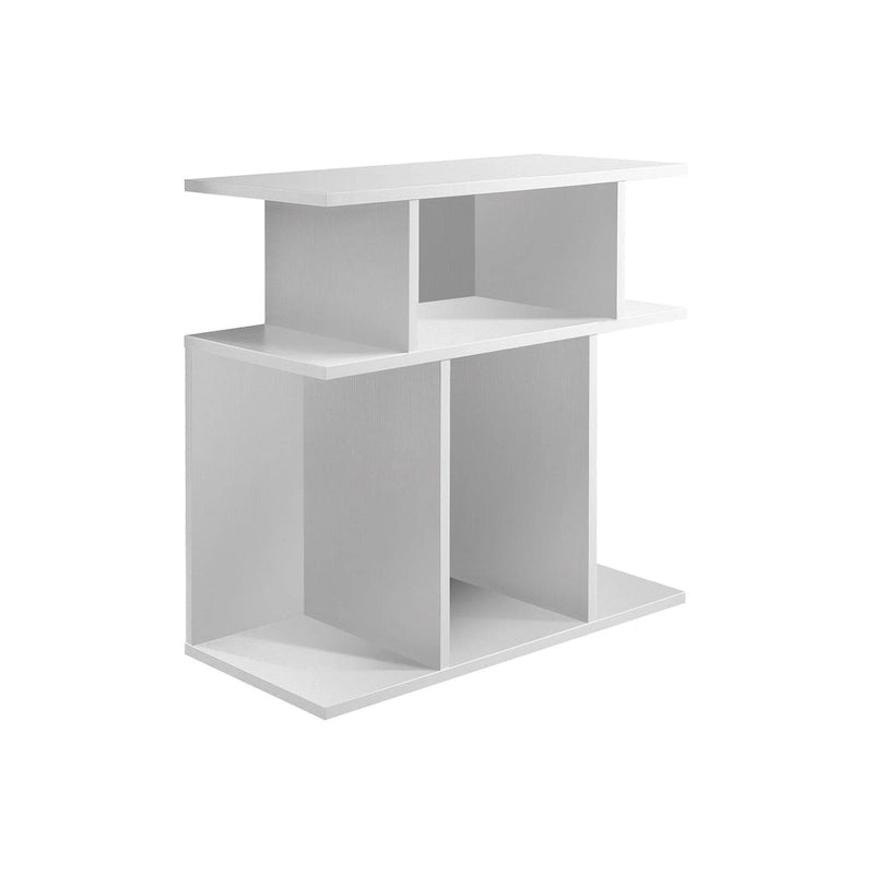 Table d'appoint en bois massif blanc