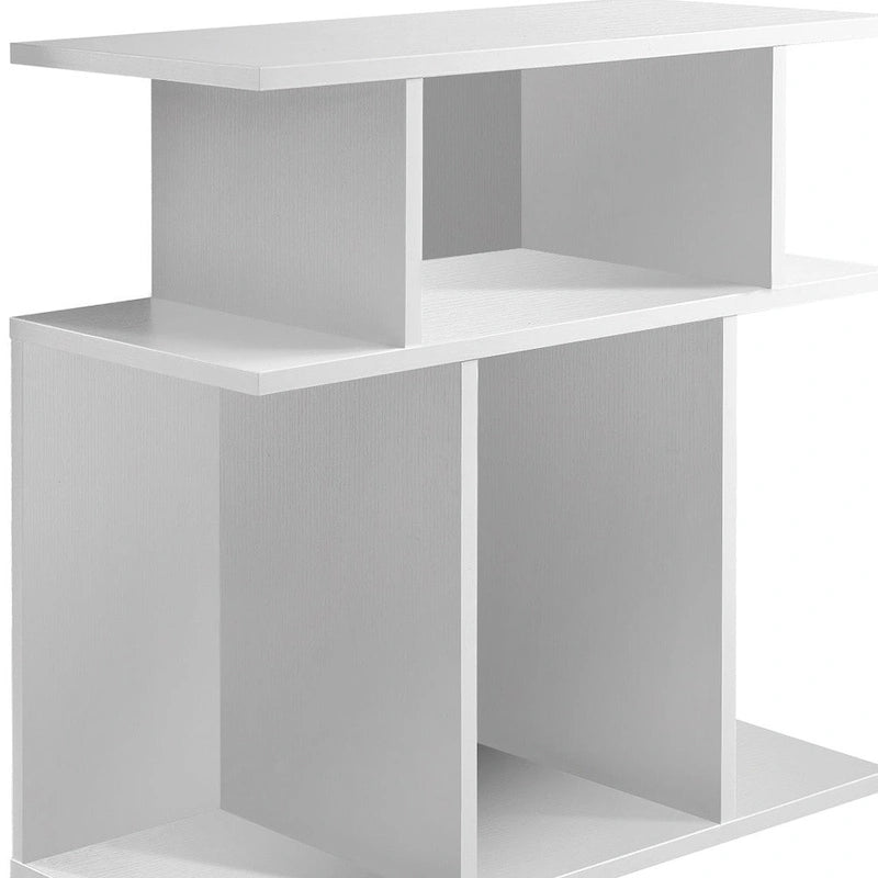 Table d'appoint en bois massif blanc
