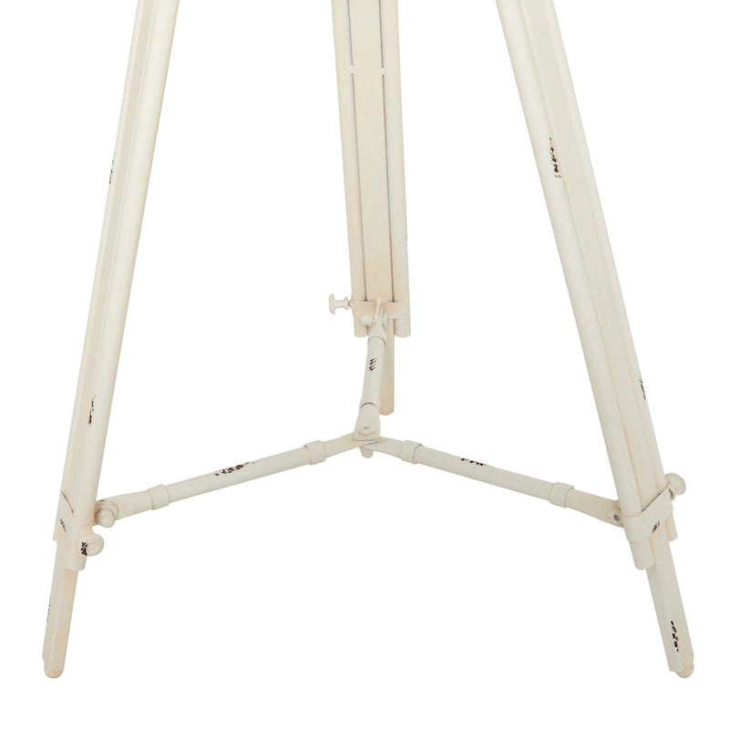 Table d'appoint en métal en forme de boussole