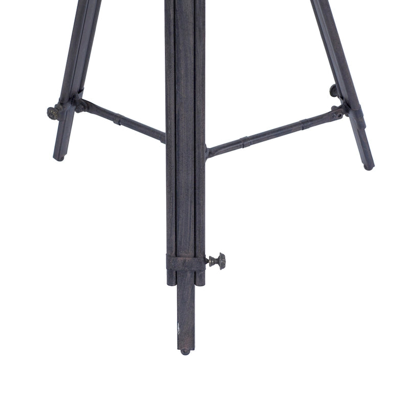 Table d'appoint en métal en forme de boussole