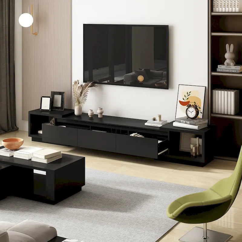 Meuble TV extensible de style moderne