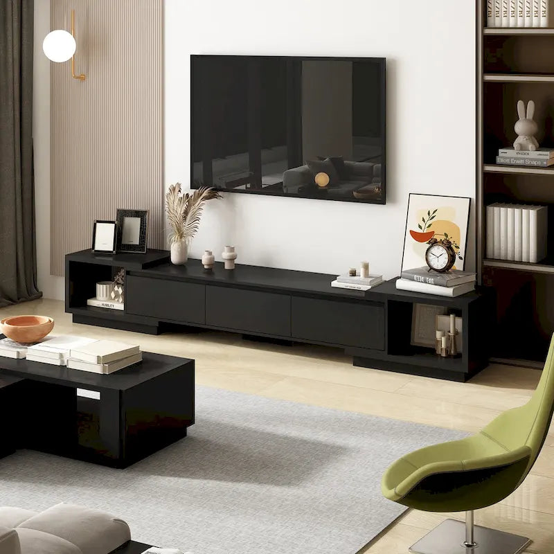 Meuble TV extensible de style moderne