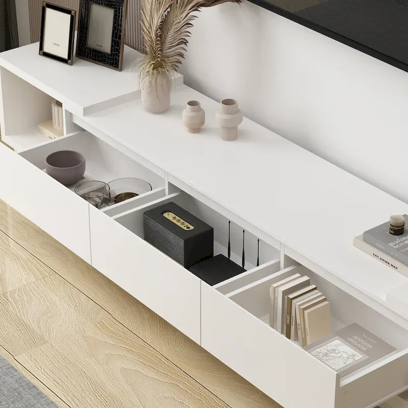 Meuble TV extensible de style moderne