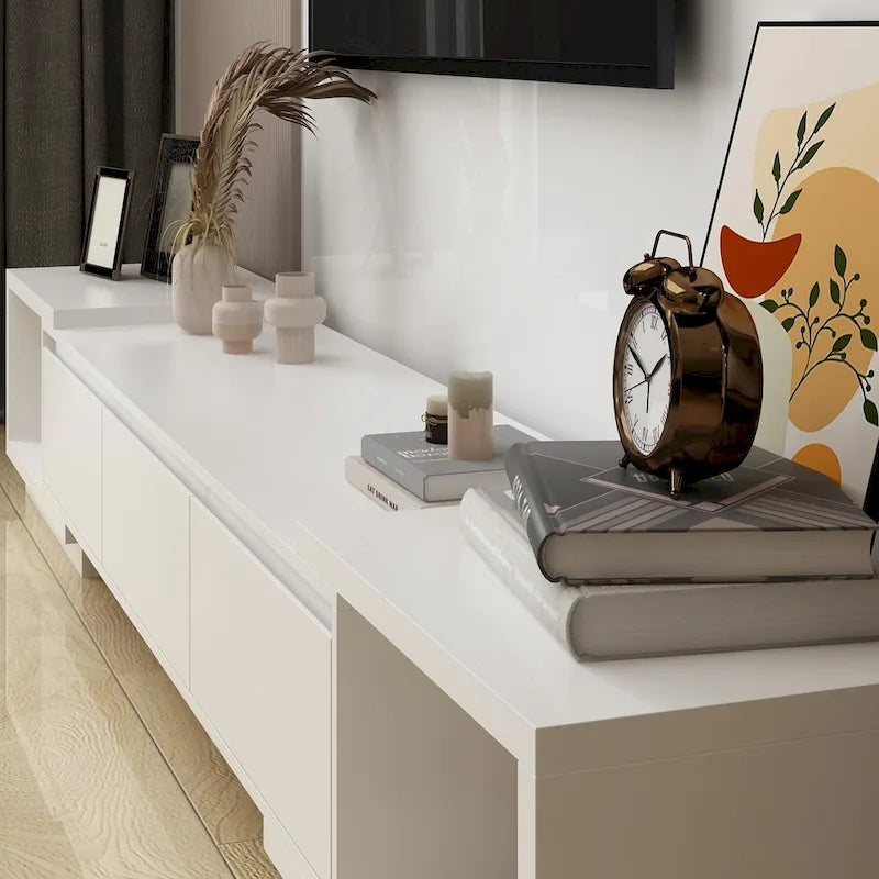 Meuble TV extensible de style moderne
