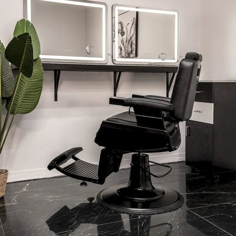 Fauteuil de barbier robuste