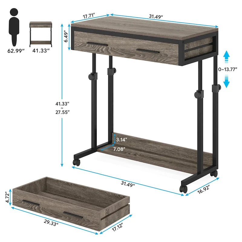 Table d'appoint réglable