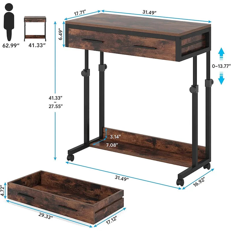 Table d'appoint réglable