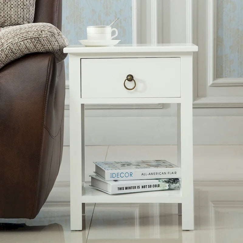 Table de chevet avec rangement
