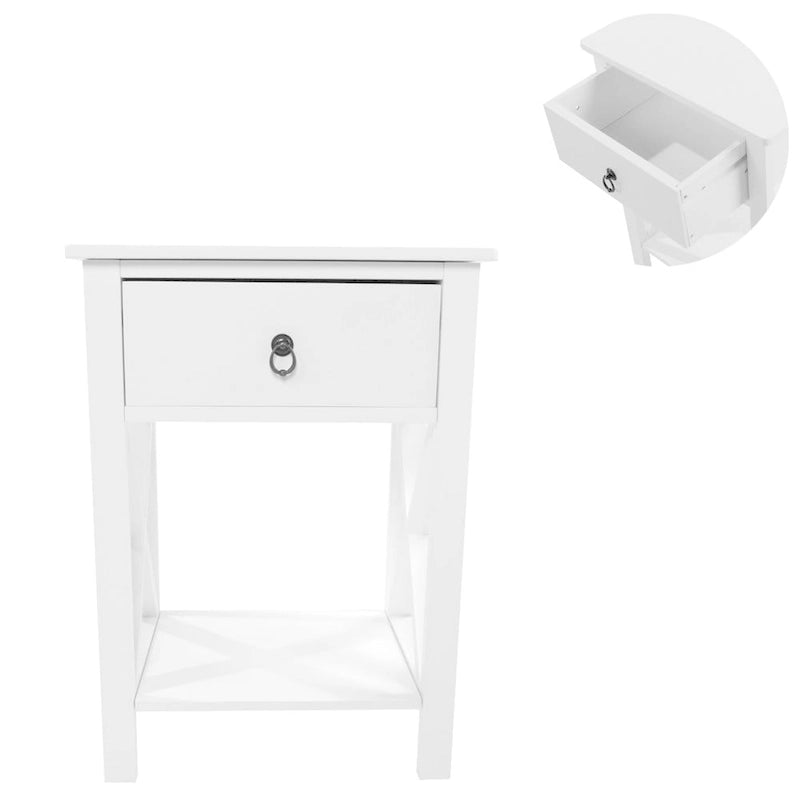 Table de chevet avec rangement