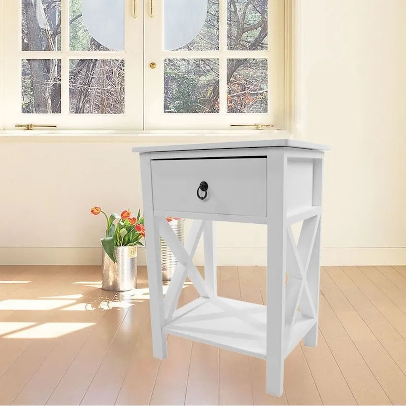 Table de chevet avec rangement