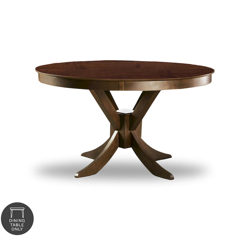 Traditional walnut dining table