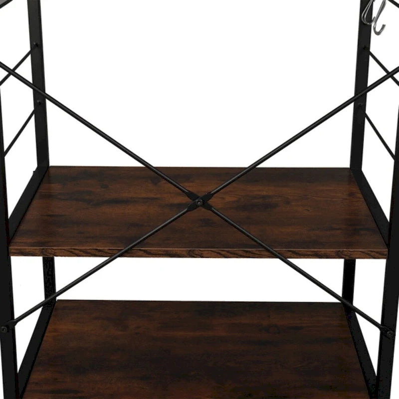 Étagère de rangement de cuisine en bois