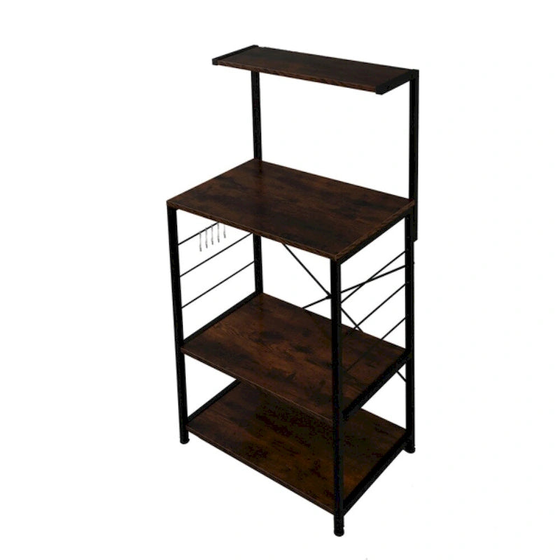 Étagère de rangement de cuisine en bois