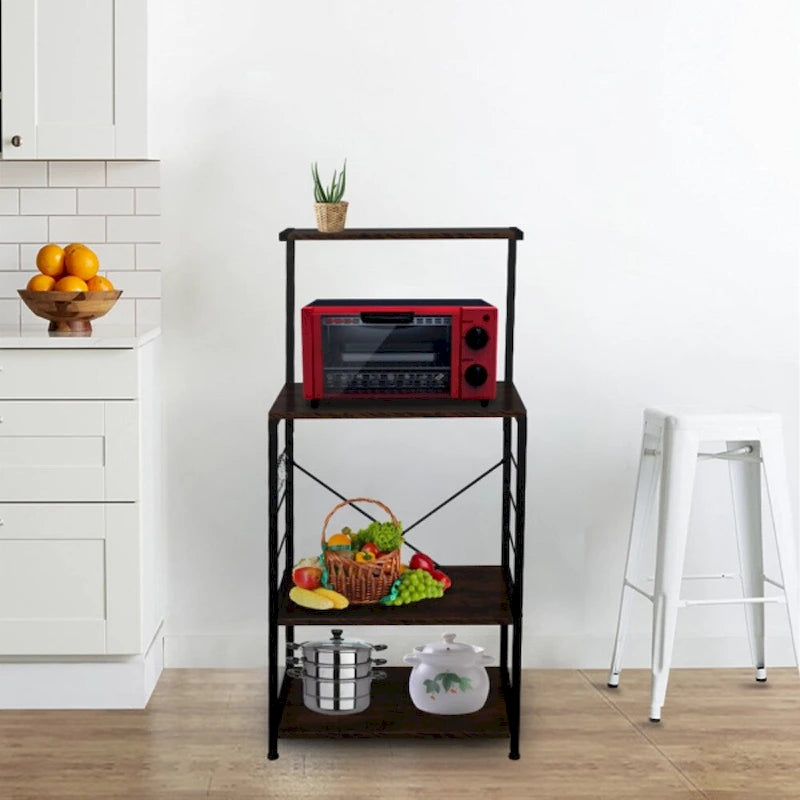 Étagère de rangement de cuisine en bois