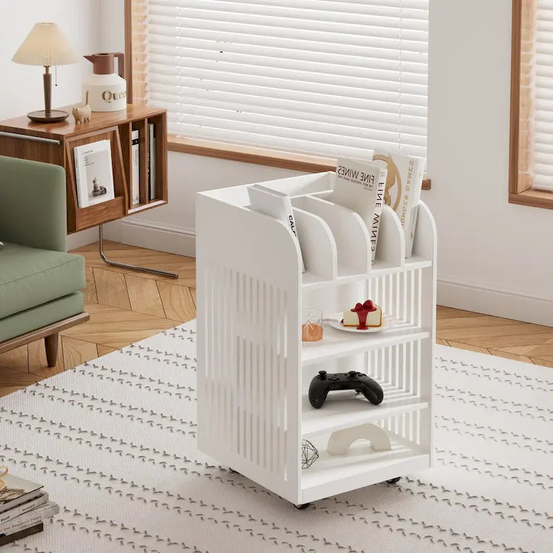 Îlot de Rangement de Cuisine Mobile Minimaliste