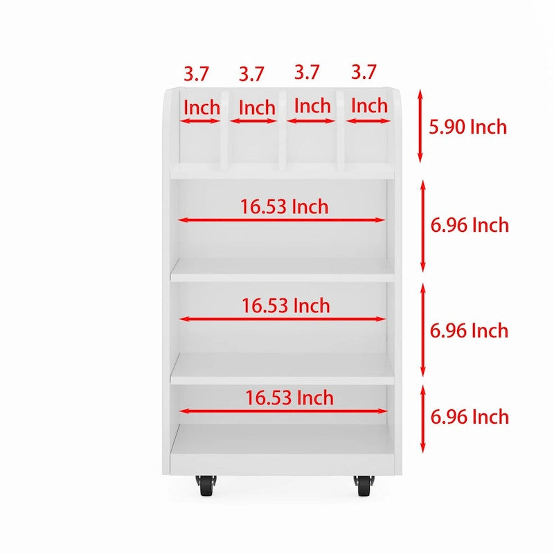 Îlot de Rangement de Cuisine Mobile Minimaliste