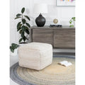 Repose-pieds carré en coussin de sol