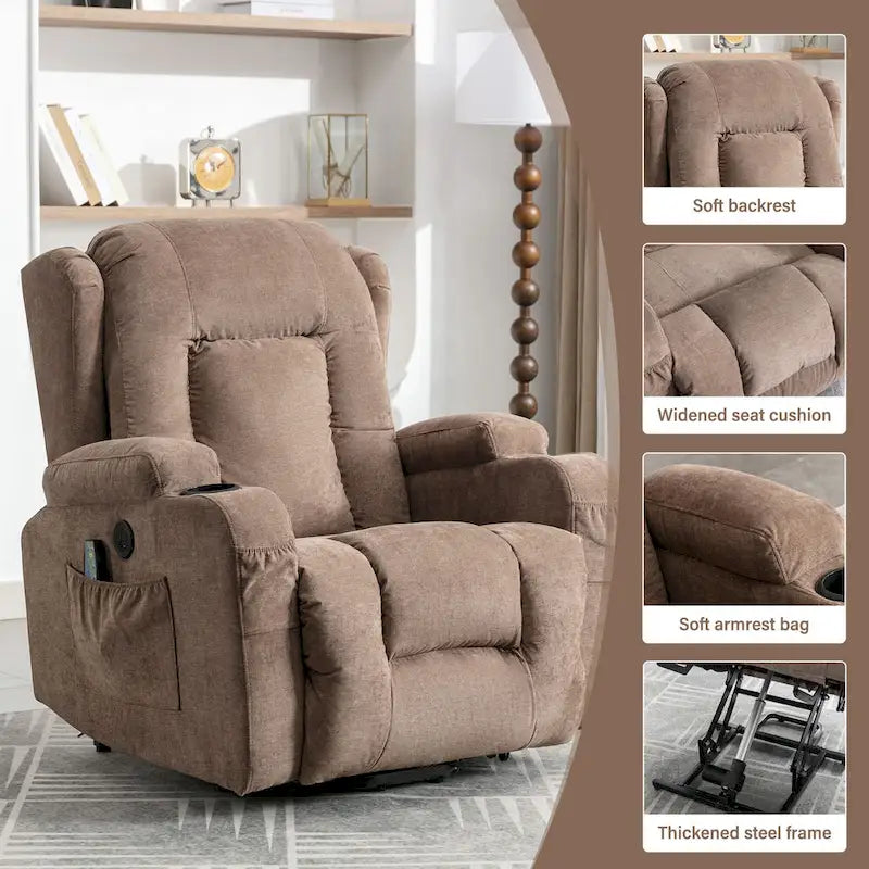 Fauteuil inclinable électrique releveur