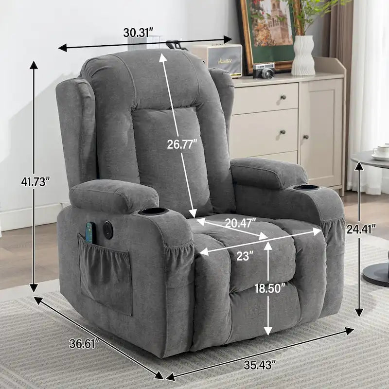 Fauteuil inclinable électrique releveur