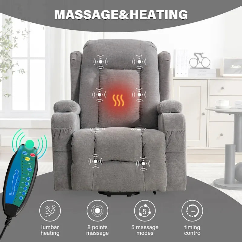 Fauteuil inclinable électrique releveur