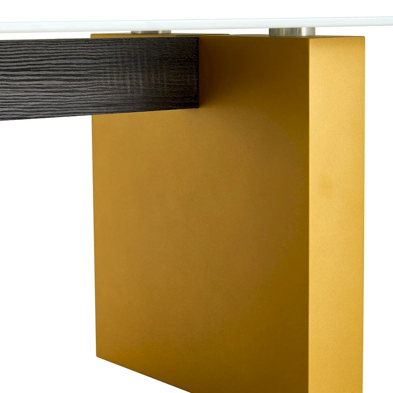 Table basse en verre trempé simple et transparent