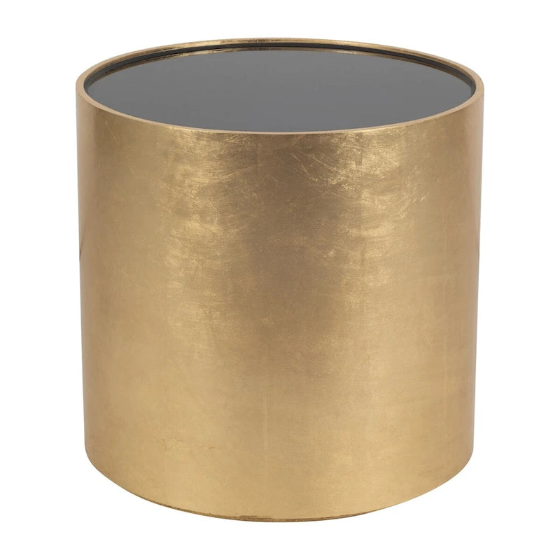 Table basse en bois et verre style luxe