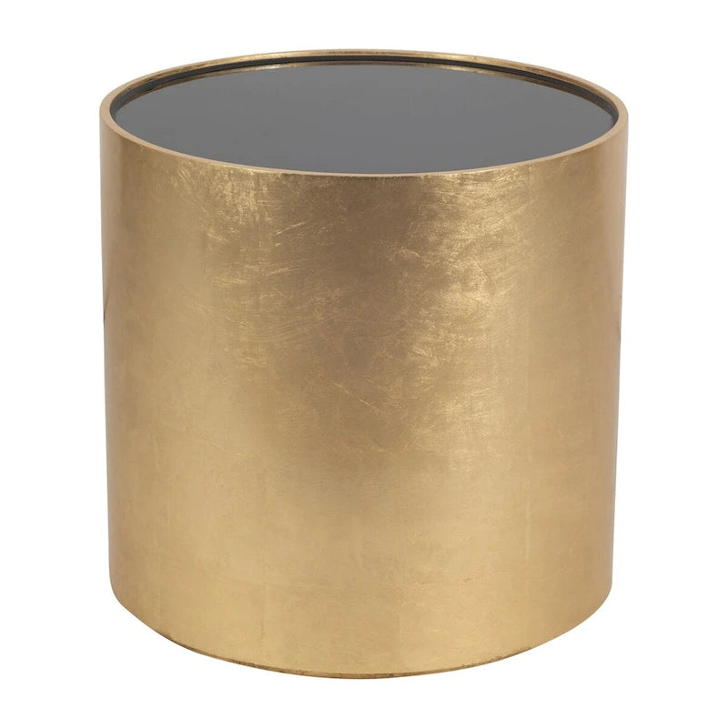 Table basse en bois et verre style luxe