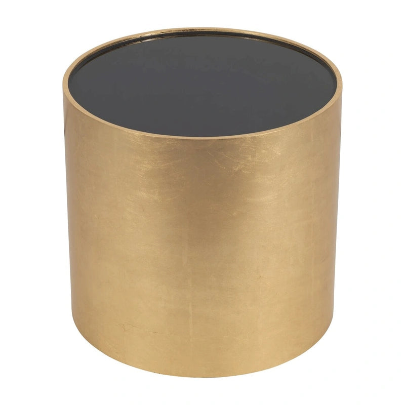 Table basse en bois et verre style luxe