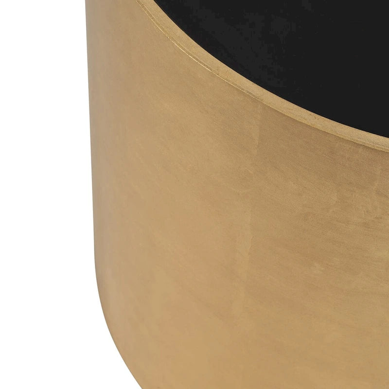 Table basse en bois et verre style luxe