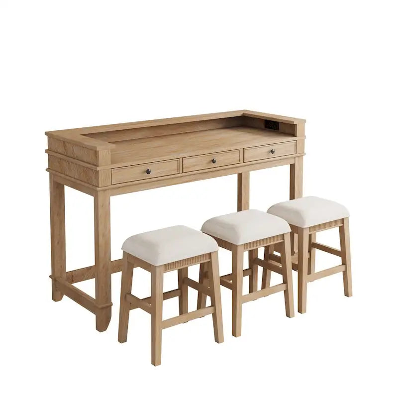 Table de salle à manger, comptoir de bar et chaises