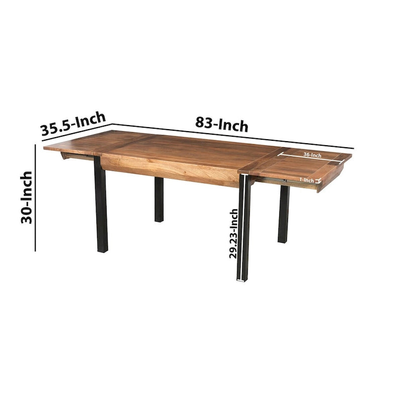 Table à manger rectangulaire extensible