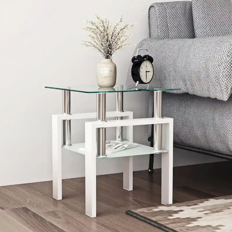 Table basse en verre trempé