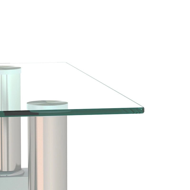Table basse en verre trempé